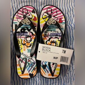 Brighton Moda Flip Flops - Size 7 - New With Tags